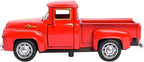 Christmas Red Truck Decor with Xmas Tree and Gifts Bags Little Red Pickup Metal Vehicle Vintage Christmas Decorations Rustic Farmhouse Table Decor Tiered Tray decor kitchen Shelf Decor Home Decor