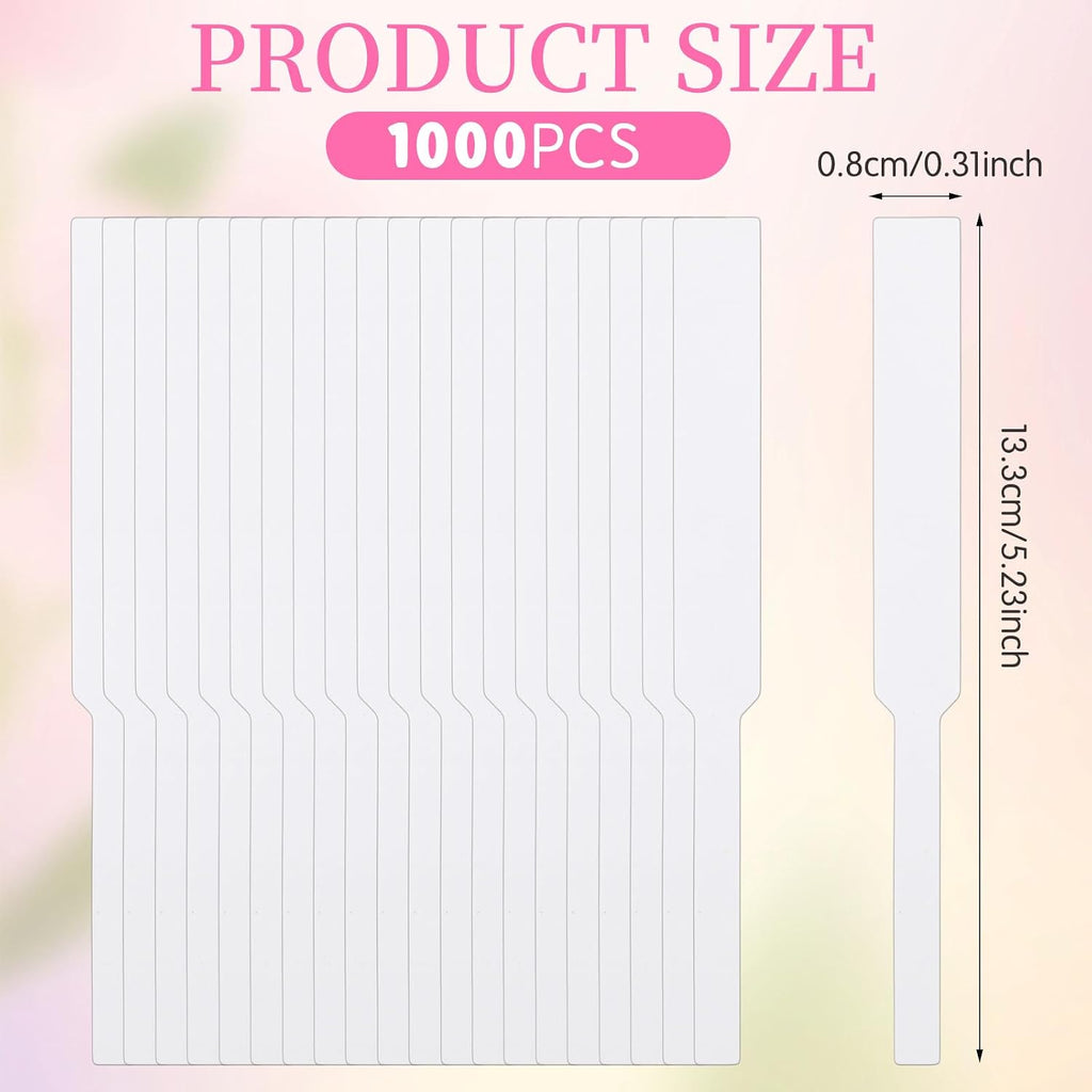 1000 Pieces Perfume Tester Strips - Perfume Paper Test Strips -Premium Fragrance Tester Strip for Scent Evaluation, Disposable Fragrance Test Strips for Aromatherapy & Spice Oils(White,Sharp)
