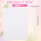 1000 Pieces Perfume Tester Strips - Perfume Paper Test Strips -Premium Fragrance Tester Strip for Scent Evaluation, Disposable Fragrance Test Strips for Aromatherapy & Spice Oils(White,Sharp)
