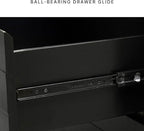 Signature Design by Ashley Londer Casual 5-Drawer Chest of Drawers with Safety Stop and Felt Lined, Black