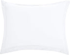 Amazon Basics Lightweight 2 Piece Microfiber Duvet Cover Set with Zipper Closure, Twin/Twin XL, Bright White, Solid (Pack of 4)