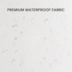 Oubonun 14x22 Outdoor Pillow Inserts (Pack of 2) - Square Waterproof Throw Pillow - Decorative Throw Pillows Insert for Couch Sofa Bed Patio Furniture - White Pillows