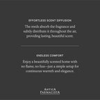 Antica Farmacista Home Ambiance Diffuser - Long-Lasting Reed Scent Diffuser - Luxury Room Freshener Gift - Warm White, 16.9 fl oz