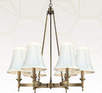 Royal Designs, Inc. BSO-704FC-6WH-2 True Bell Basic Lamp Shade with Flame Clip, 3.5 x 6 x 6.25, White, 2-Pack