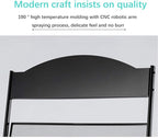 Iron Simple Floor-Standing Magazine Display Rack - Black