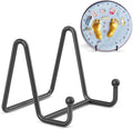 TR-LIFE 3 Pack 3 Inch Plate Stands for Display - Small Easel Holder Stand for Picture, Decorative Plate, Platter, Book, Photo