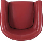 Christopher Knight Home Daymian PU Swivel Club Chair, Red 29D x 30W x 30.25H Inch