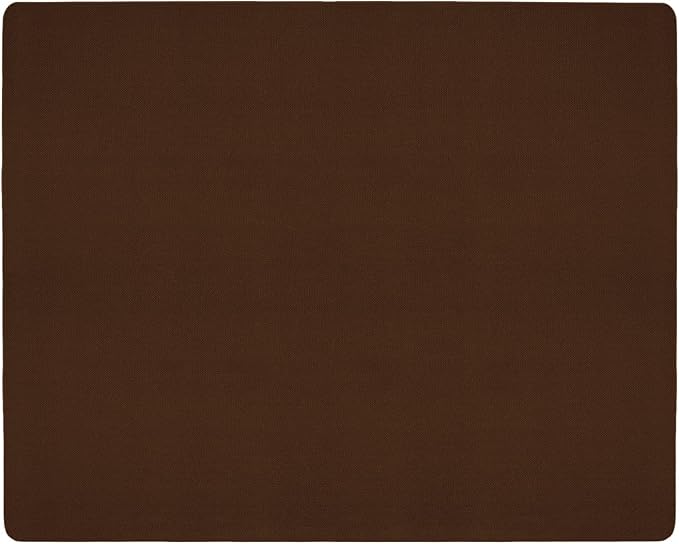 House, Home and More Skid-Resistant Carpet Indoor Area Rug Floor Mat - Chocolate Brown - 8 Ft X 10 Ft - Non Slip Rubber Backing, Stain Resistant, Dog Friendly, Living Room Bedroom Kitchen Entryway