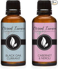 Eternal Essence Oils 2 Pack 30ml Premium Fragrance Oil - Black Oak Currant & Cabernet & Neroli - for Candle, Soap Making, Aromatherapy, Diffusers, Home Care, & Humidifiers