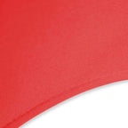 Set of 1/10/50Pcs Hotel Fitted Folding Dining Spandex Stretch Chair Covers - Wedding Reception Banquet Party Restaurant, 17 Colors! (10, Red)