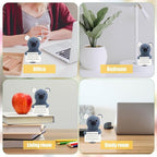 Funny Knitted Wool Doll Toy with Positive Card - Creative Cute Mini Crochet Positive Potato Dolls Cheer Up Gift for Family Kids Friends Encouragement Decoration (C- Leisurely Koala)