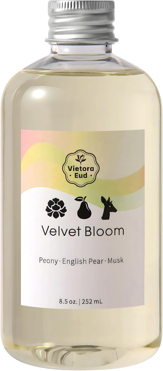 Luxury Hotel Fragrance Essential Oil 8.5oz & Floral Reed Diffuser Refill | Home & Car Aroma Air Freshener Scent | for Diffusers, Humidifier, Room Spray & Aromatherapy | Waterless Refills & Candle Oils