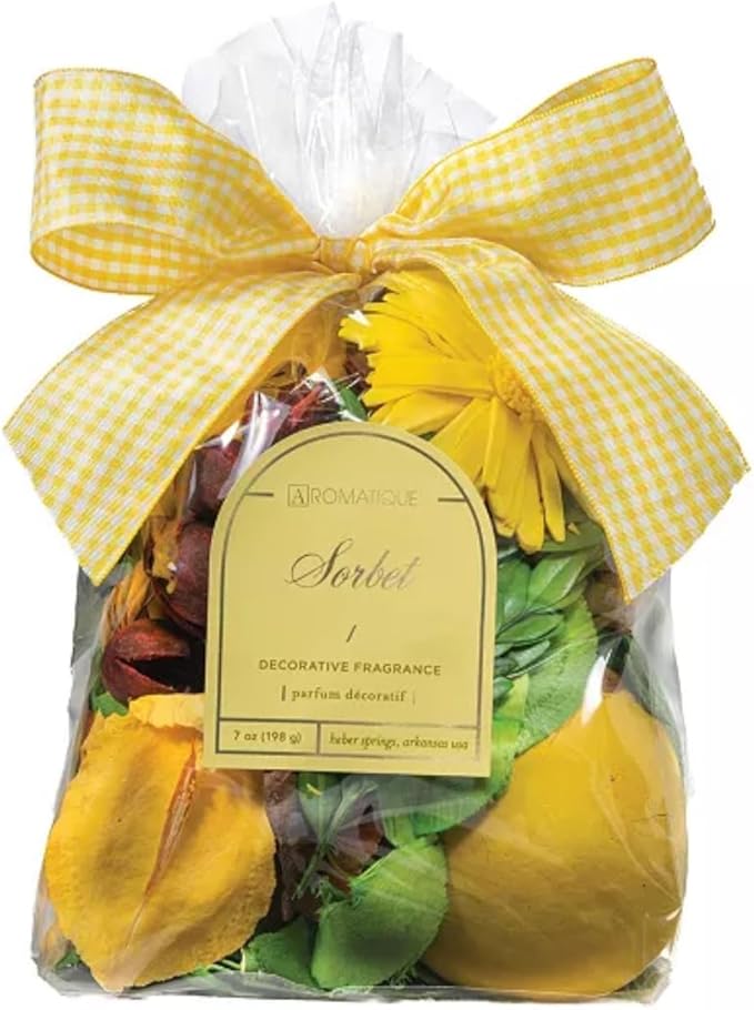 Aromatique Sorbet Decorative Fragrance 7 oz Potpourri Bag for Home Décor and Gift