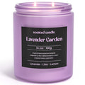 Lavender Candle, 14.1 oz Scented Candles for Home, 2 Wicks Blended Scents Aromatherapy Candles for Women and Men, Birthday Gifts for Women (Lavender+Lilac+Lemon)