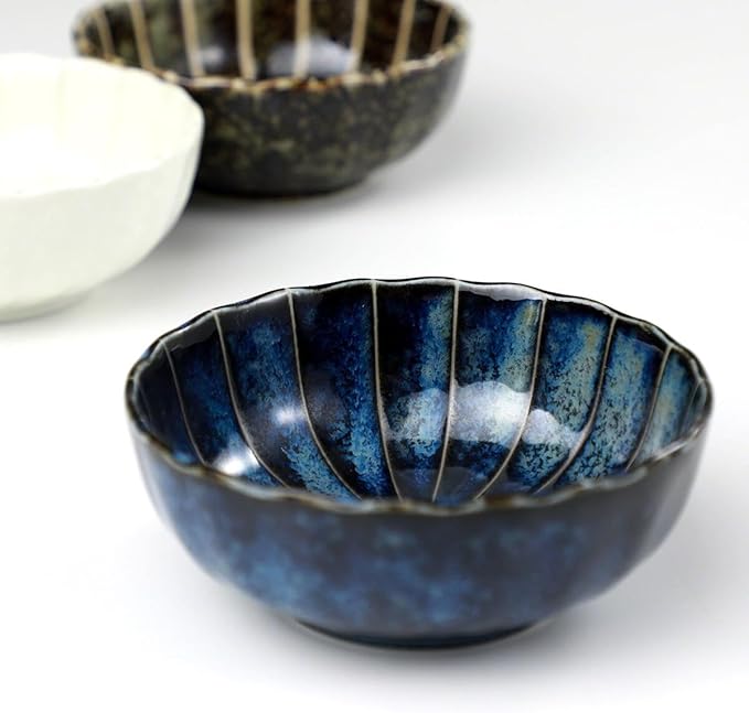 Gift Set: Sandalwood Incense Sticks & Navy Blue Lotus Holder by Asayu Japan