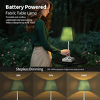 Rechargeable LED Table Lamps with Stepless Touch Control,Light Sliver Cordless Lamp for Living Room&Bedside&Patio&Shower,Small Desk Lamp(6000mAH Battery),1 Pack for Home Decor,Best Gifts for Family