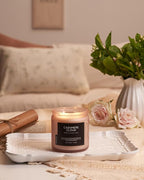 M&SENSE Cashmere Vanilla Scented Candle, 11.6oz Non Toxic Soy Wax 70 Hours Clean Burn Candle, 2 Wick Aromatherapy Gifts for Relaxing Stree Relief, Cozy Winter Home Decor