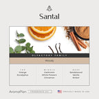 AromaPlan Hotel Scents Santal 16 Fl Oz 2 Pack (946ml), Home Luxury Aroma & Hotel Fragrance Diffuser Oil- Hotel Diffuser Oil for Aromatherapy- USA Made, Bigger Bottle, Bolder Aroma & Longer Lasting