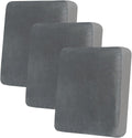 hyha Velvet Couch Cushion Covers, Soft Sofa Seat Covers for sectional 3 Cushion Couch Washable, Magic Sofa Slipcover with Elastic Bottom, Non-Slip Furniture Protector for Pets, Kid(3PC, Grey)