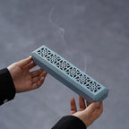 CEREMONY Incense Holder for Sticks，Ceramic Insence-Stick Holder Ash Catcher，Incense Holder Timkburner for Meditation Yoga Spa Room Decor