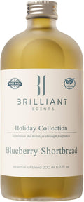Brilliant Scents Blueberry Shortbread Fragrance Oil 200ml - Premium Diffuser Oil for Home, Office, Hotels - Long Lasting, Plant-Based, Meets IFRA Standards, USA-Made - Blueberries, Whipped Cream Scent