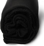 Yacht & Smith Soft Fleece Blankets 50 X 60, Lightweight, Cozy Warm Throws Dark Colorful Blanket Sofa Travel Outdoor, Wholesale