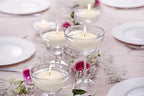 BOLSIUS 3 Inch Ivory Floating Candles - 36 Count Unscented - Premium European Quality - Imbue Breathtaking Ambiance for Romantic Wedding Centerpieces, Decorations, Events, Pool, Holiday, and Parties