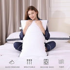 Meoflaw Pillows for Sleeping(4-Pack), Luxury Hotel Pillows Standard Size Set of 4,Bed Pillows for Side and Back Sleeper (Standard)