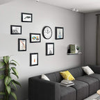 Giftgarden 4x6 Picture Frame Black 7 Pack 4 by 6 Photo Frames Set for Wall or Tabletop Display