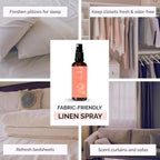 Rose Room, Linen & Pillow Spray by Aromafume | 100ml/3.38 fl oz | with Pure Rose Essential Oil | Aromatherapy Spray | Mist for Bedding, Fabrics