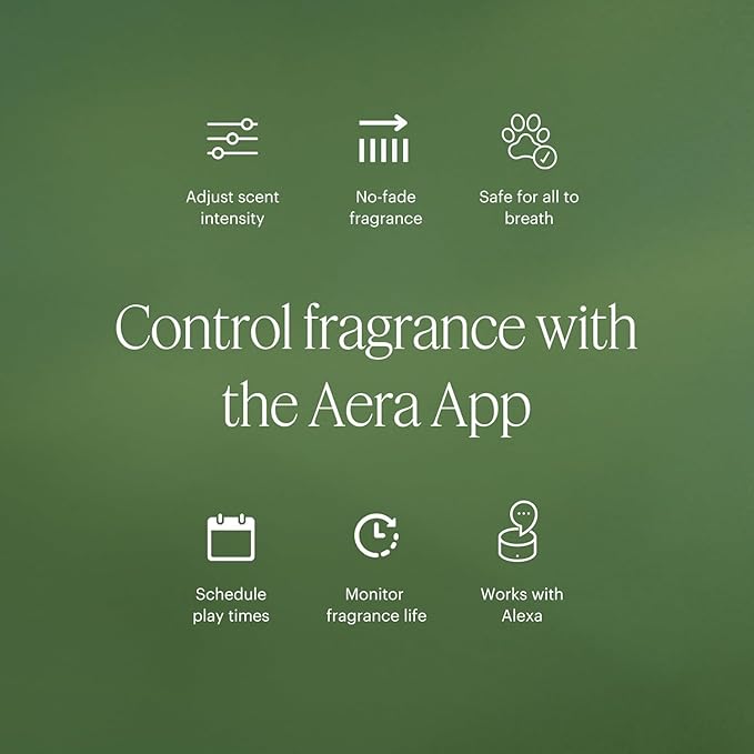 Aera Mini Feu de Bois - Essential Oil for Home - Wood Burning Fragrance - Notes of Smokey Embers and Driftwood - Scent Refill - Capsule Size Works with Mini Diffuser