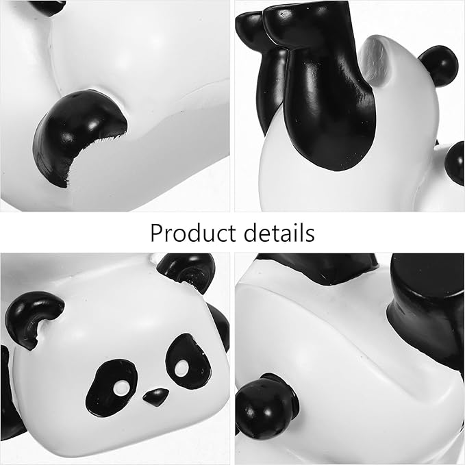 Resin Panda Glasses Holder Stand Lightweight Eyeglass Display for Home Desk Decor Sunglass Organizer for Panda Lovers