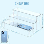 3 Tier Clear Acrylic Display Stand for Perfume, Cosmetics & Cupcakes