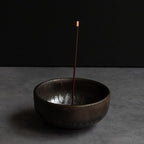Asayu Japan Low Smoke Incense Gift Set with Incense Holder and Brass Stand, Agarwood Incense Sticks with Zen Holder
