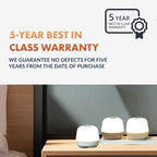 Newhouse Lighting Cocoon, Natural 2700K Dimmable Cordless USB-C Rechargeable Table Lamp 3-Pack NHTL-CN-NTRL, Cordless Desk Lamp for Living Room, Bedroom, Coffee Table, and Other Cozy Home Decor