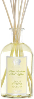 Antica Farmacista Home Ambiance Diffuser - Long-Lasting Reed Scent Diffuser - Luxury Room Freshener Gift - Lemon, Verbena & Cedar, 8.45 fl oz