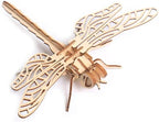 3D Wooden Insect Puzzle - 6 Piece Set Insect Animal Skeleton Assembly Model Puzzle - DIY Wooden Crafts 3D Puzzle - Wood Toys Gifts for Adults & Teens Birthday Gifts Christmas