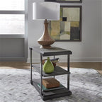 Liberty Furniture Industries Modern View Tiered End Table, Gray