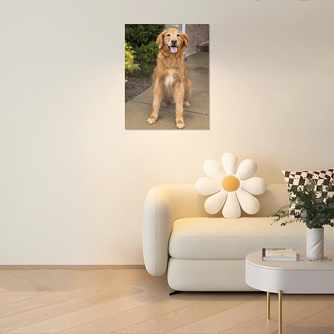 YXIMOX Custom 8" x 10" Art Print on Premium Canvas, Personalized with Your Image or Design, Large Wall Decor for Living Room, Office, Bedroom, Custom Canvas Artwork(8"x10",Unframe)