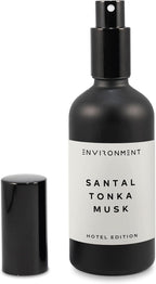 ENVIRONMENT Inspired by 5-Star Resort 1HT Room Spray, 100ml Air Freshener (Santal | Tonka | Musk) Home Fragrance Accessories, Room Perfume, Room Deodorizer, Vegan & Cruelty-Free