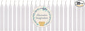 Alternative Imagination White Chime Candles - 20 Pack of Unscented 4 Inch Mini Taper Candles - Dripless Long Burning Ritual Candles for Meditation, Spell Work, Cleansing, Peace & Home Decor