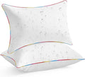 LEBO 12 x 20 Outdoor Waterproof Pillow Inserts - TPU Coated, Soft Fluffy Down Alternative Lumbar Pillows for Patio Couch Sofa - White, Pack of 2
