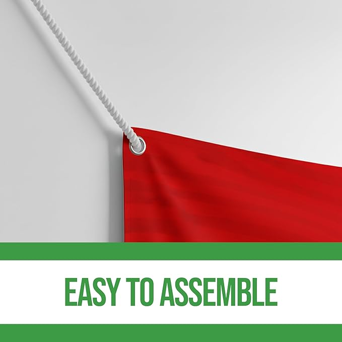 Custom Large Banner by BCB Print | Personalized Polyester Wall Hanging Banner for Outdoor Use | Add Your Image, Text, or Logo for Business, Birthdays, Graduations & Events | Made in USA | HD Print.