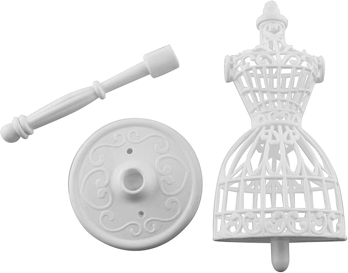 5pcs Doll Clothes Model Rack 220mm Hollow Art Model Frame Clothes Gown Display Mini Mannequin Model for Doll Toy Display