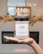M&SENSE Coffee Candles Scented Strong, 2 Wick Jar Candle 19.4oz, 110 Hours Burning Time, Organic Natural Soy Wax Candle for Bedroom Kitchen Home Decor, Housewarming Gift for Men and Women