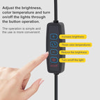 Modern Black Bright Eye Protection Floor Lamp, 62.6“ Adjustable Gooseneck Standing Lamp with Dimmer & Color Temperature, Tall LED Corner Lamp for Living Room, Bedroom Office Reading, Tattoo Light