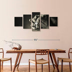 Elephant Stock Christian Prayer Canvas - 5 Panel Pictures Decor - Digital Design Canvas Print - Christian Wall Decor - 80" X 36"