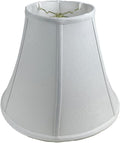 Royal Designs, Inc. BSO-704-16LNWH True Bell Basic Lamp Shade, 8 x 16 x 12.6, Linen White