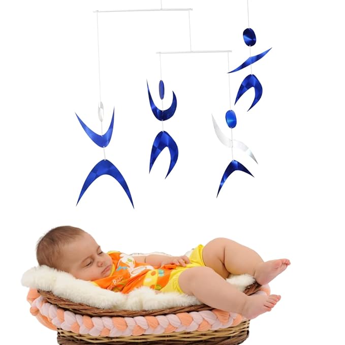 Set of 4 Portable Montessori - Munari, Gobbi, Octahedron, Dancers. Montessori Mobile, Baby Mobile, Hanging Mobile
