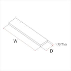 URBANDI, Rustic Floating Shelves, Set of 2, Hidden Bracket, Solid Wood, Heavy Duty, Wall Mounted Shelves, (Provincial, 24Wx8D)